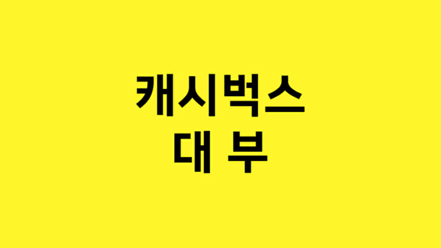 캐시벅스 대부