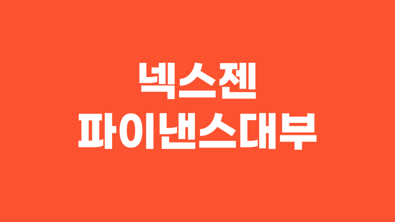 넥스젠파이낸스대부